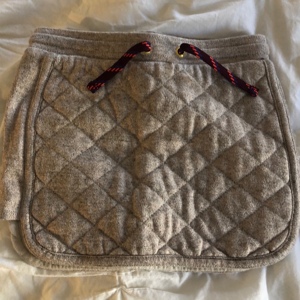 Crewcuts quilted shimmer skirt